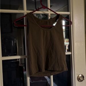 Casual green Tank Top